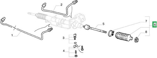 Kit Caja Direccin Strada Adventure Cabina Doble Fiat 11/14 Foto 3