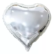 Balão Bexiga Coração Para Festa Metalizado 60 Cm Bexiga Cor Rosa