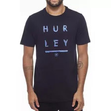 Camiseta Hurley Acid Oversize Wt23 Masculina Preto