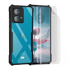 Funda Case Transparente For Moto Edge 40 Neo +2 Cristal Mica