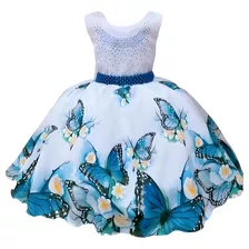 Vestido Luxo Infantil Aniversário Casamento Festas 4 Ao 16