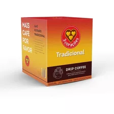 Café Três Corações Drip Coffee Filtrado Tradicional 10x10g