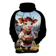 Moletom Casaco Blusa Chefe Vaquinha Cozinheira Cozinha 6