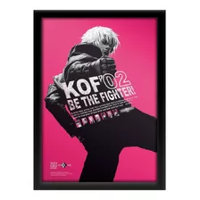 Quadro The King Of Fighters 2002 Pôster Arcade Snk 33x45cm