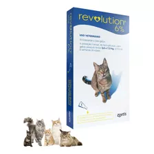 Revolution Gatos 2,5 A 7,5kg 6% 0,75ml 45mg 1 Pipeta Zoetis