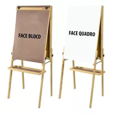 Cavalete Flip Chart Compacto Dupla Face Com Sup. Caneta 2511