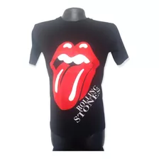 Camiseta The Rolling Stones Logo Rock Metal