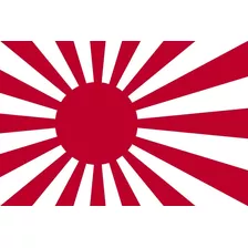 Bandeira Do Sol Nascente Japonesa 70x50 Cm