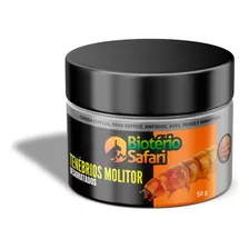 Larvas De Tenébrio Comum Desidratadas Safari 50g