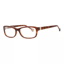 Lente Óptico Carolina Herrera Vhe553 Square Café Tortoise 54