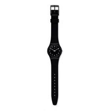 Reloj Swatch Blackway De Hombre Pulsera Color De La Malla Negro Color Del Bisel Negro Color Del Fondo Negro