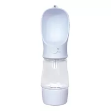 Botella Dispensadora De Agua Portátil Para Mascotas 258ml Color Blanco