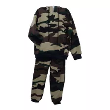 Conjunto Moletom Infantil Camuflado