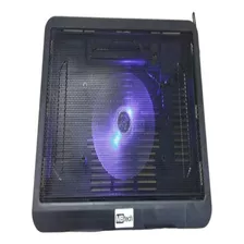 Cooler Notebook 10-15.6 14cm Led Azul Usb - 24x32x1.5cm