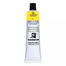 Corfix Tinta A Oleo 120ml Cor Do Óleo Amarelo Claro Permanente 50