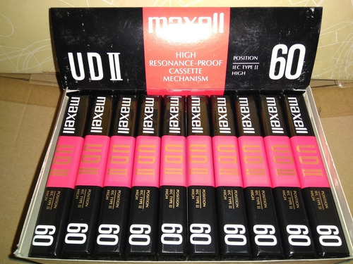 Maxell Udll 60 Cro2 Cromo X 10u Made In Japan, Envios Gratis