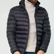 Jaqueta Puffer Bobojaco Corta Vento Frio Casaco Capuz Nylon