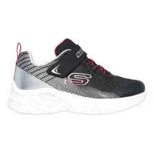 Zapatilla Skechers Microspec Ii - Zovrix Negro Niños