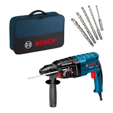  Kit Bosch Martelete Gbh 2-24d 220v C/ 5 Brocas Cx Papelao