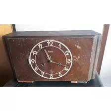 Antiguo Reloj De Mesa Junghans Aleman Original No Funciona 