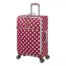 It Luggage Summer Spots 26 Softside Checked 8 Ruedas Ligera