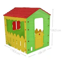 Casinha De Criança Brinquedo Infantil Fazendinha Bel 558233 Cor Multicolorido Liso