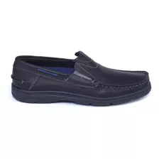 Zapatos Nauticos De Hombre Con Elastico Cuero (25/250)