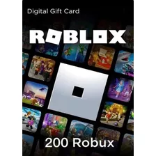 Cartão Presente - 200 Robux Código Digital (envio Imediato) 