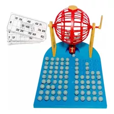 Jogo Bingo Com 48 Cartelas Com Bolinhas Incluindo Dispenser