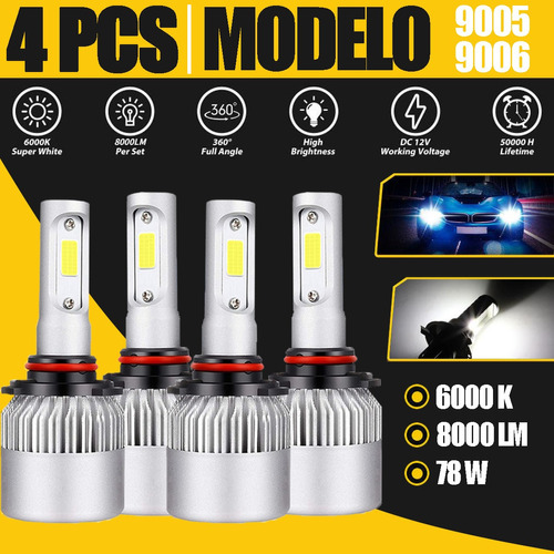 Kit Faros Delanteros Led Luz Alta Y Luz Baja Para Scion