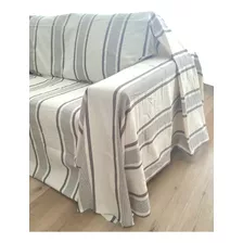 Manta Cubre Sillón Sofá Cama Tusor 2.75x3.00mt 100% Algodon 