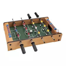 Jogo Futebol Pebolim Totó Mini Mesa 12 Jogadores 50cm