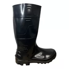 Bota Pvc Safety Cano Longo Preta Sem Forro Kadesh Ca 42149