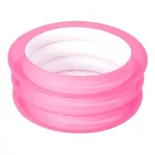 Banheira Inflvel Plastico 80l Infantil Piscina Mor Rosa