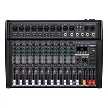 Onax Pro Sr12 Consola Mixer Audio Usb 99 Efectos Eq +48 Pfl