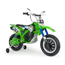 Moto Montable Electrica Kawasaki Thunder Para Niños Color Verde