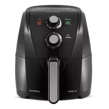 Air Fryer Mondial Family Inox Afn-40 De 4l Cor Full Black 220v