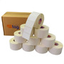 Kit 10 Rolo Etiqueta Térmica 40x25 1 Coluna Full Zebra Branco