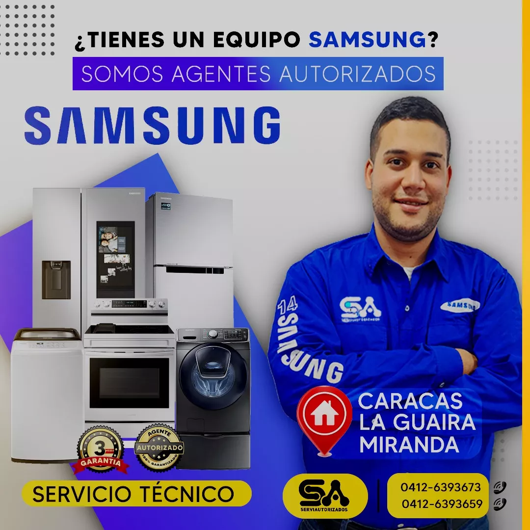 Servicio Técnico Autorizado Samsung Caracas Nevera Lavadora