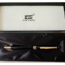 Caneta Rolerball Montblanc Meisterstuck Usada. Laca E Ouro