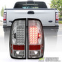 Par Micas Negro Led Ford F-250 Super Duty Xl 2000 6.8l