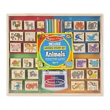 Peluca Juego De Sellos De Madera De Lujo Melissa & Doug: Ani