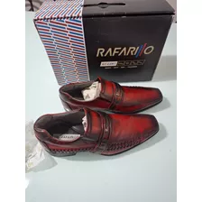 Sapato Rafarillo Couro Mogno 41