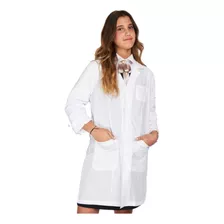 Delantal Colegio Niña Clásico Blanco - Talla (4,6,8,10)