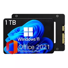 Ssd 1 Tb Com Windows 11 Instalado + Pacote Office