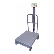 Balança Plataforma Urano 300kg Com Bateria 45x60cm C/ Rodas