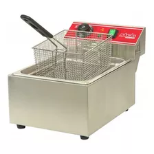 Freidora Eléctrica 6 Lt Maigas Acero Inox Comida Rápida