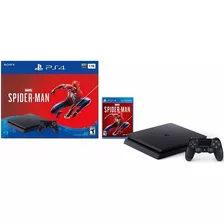 Play Station 4 Slim Spiderman Edition +5 Juegos Digitales 