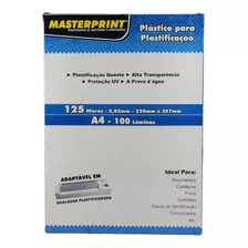 Plástico Para Plastificação A4 220x307 0,05mm 100un