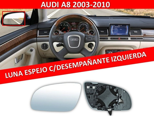 Luna Espejo C/desempaante Audi A8 2003-2010 Izquierda Foto 2